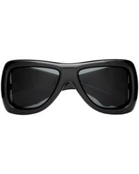 Saint Laurent - Eyewear Oversized Frame Sunglasses - Lyst
