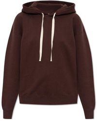 Jil Sander - Terry Drawstring Hoodie - Lyst