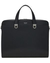 Ferragamo - Ferragamo Gancini Top Handle Briefcase - Lyst
