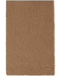 Max Mara - Calabra Logo Patch Fluffy Scarf - Lyst
