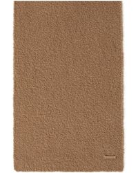 Max Mara - Calabra Logo Patch Fluffy Scarf - Lyst