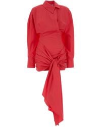The Attico - The Draped Shirt Dress - Lyst