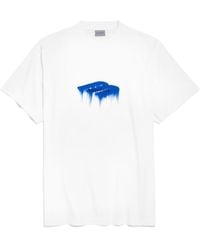 Balenciaga - Wet Brush Oversized T-Shirt - Lyst