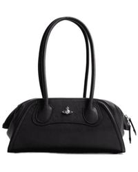 Vivienne Westwood - Orb-Plaque Leather Shoulder Bag - Lyst