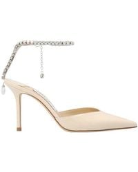 Jimmy Choo - Rhinestone Embellished High-Heeled Sandals - Lyst