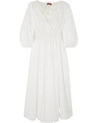 Altuzarra - Pleated Midi Dress - Lyst