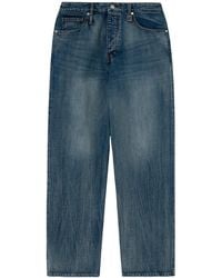 WOOYOUNGMI - Faded Straight-Leg Jeans - Lyst