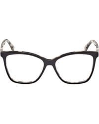 Max Mara - Square Frame Glasses - Lyst
