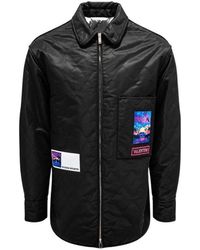 Valentino - Graphic Printed Zipped Jacket - Lyst