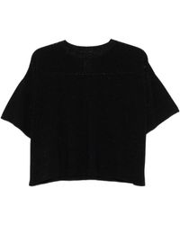 Fabiana Filippi - Boxy Knitted T-Shirt - Lyst
