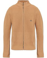 Vivienne Westwood - Logo Embroidered Cardigan - Lyst