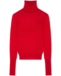 Givenchy - High-Neck Open Back Sweater - Lyst