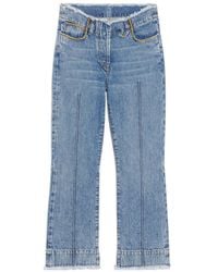 Jacquemus - Le De Nimes Linon Cropped Jeans - Lyst