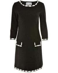 Moschino - Round Neck Long-Sleeved Dress - Lyst