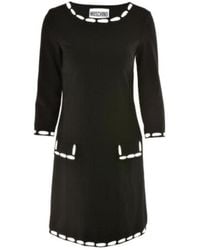Moschino - Round Neck Long-Sleeved Dress - Lyst