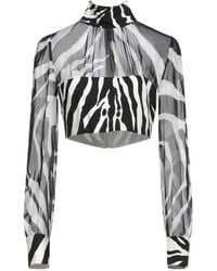 Dolce & Gabbana - Color Blocked Top - Lyst