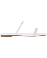Gianvito Rossi - Cannes Slip-On Sandals - Lyst