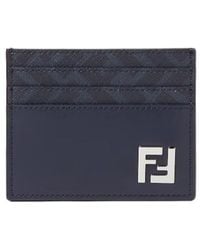 Fendi - Ff Squared Card Holder - Lyst