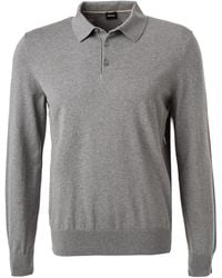 BOSS - Long-Sleeved Polo Shirt - Lyst