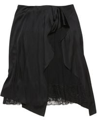 Acne Studios - Satin Ruffle Skirt - Lyst