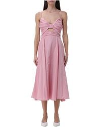 STAUD - Hollowed-Out Suspender Dress - Lyst