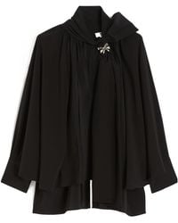 Max Mara - Leonida Bow Plaque Shirt - Lyst