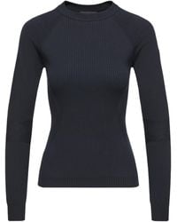 Moncler - Crêpe Viscose Blend Jumper - Lyst