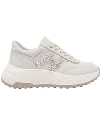 Hogan - Hi-Fi Glitter Logo Sneakers - Lyst