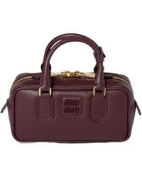 Miu Miu - Arcadie Leather Bag - Lyst
