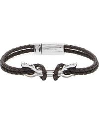 Ferragamo - Woven Bracelet - Lyst