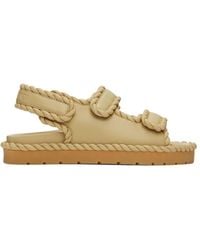 Bottega Veneta - Jack Logo Flat Sandals - Lyst