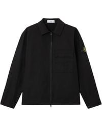 Stone Island - Comfort-Fit Overshirt With Gusseted Chest Pocket - Lyst