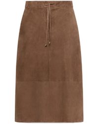 Max Mara - Tie-Waist Skirt - Lyst