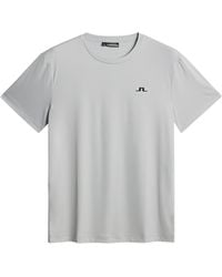 J.Lindeberg - Crew Neck Short-Sleeved T-Shirt - Lyst