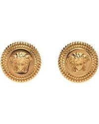 Versace - Medusa Stud Earrings - Lyst