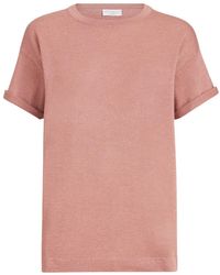 Brunello Cucinelli - Short-Sleeved Crewneck T-Shirt - Lyst