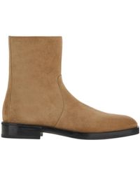 Ferragamo - Ferragamo Side-Zip Ankle Boots - Lyst