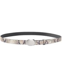 Pinko - Snake Print Belt - Lyst