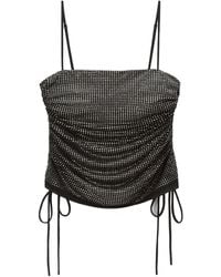 Alexander Wang - Embellished Ruched Cami Top - Lyst