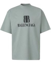 Balenciaga - Nano Bb Medium Fit T-Shirt - Lyst