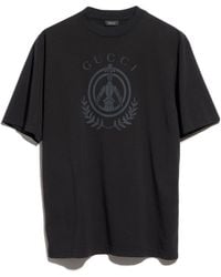 Gucci - Cotton Jersey T-Shirt With Print - Lyst
