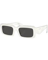 Prada - Eyewear Rectangle-Frame Sunglasses - Lyst