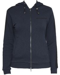 Emporio Armani - Logo Hooded Casual Coat - Lyst