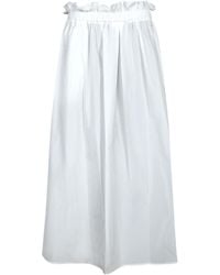 Herno - A-Line Elasticated Waistband Midi Skirt - Lyst