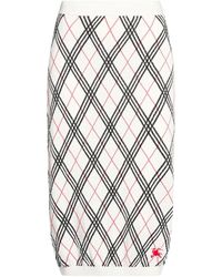 Burberry - Color-Block Knit Pencil Skirt - Lyst