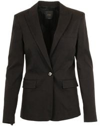 Pinko - Single-Breasted Tailored Blazer - Lyst