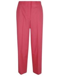 Stella McCartney - Straight Leg Pleated Trousers - Lyst