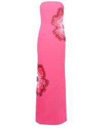 Rebecca Vallance - Layana Embellished Strapless Gown - Lyst
