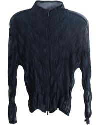 Issey Miyake - Chiffon Twist 1 Pleated Cardigan - Lyst