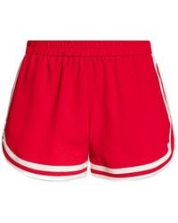 RED Valentino - Elasticated Waist Track Shorts - Lyst